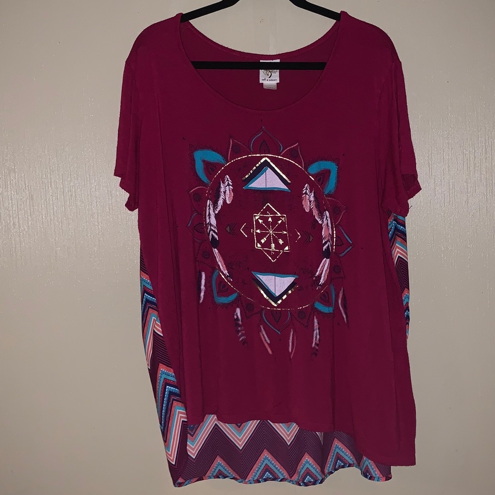 Beautiful color block Blouse 1x